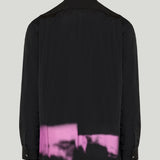 Black Comme des Garçons button-up blouse