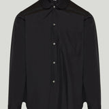 Black Comme des Garçons Peter Pan collar shirt