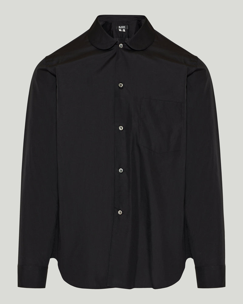 Black Comme des Garçons Peter Pan collar shirt