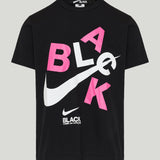 Comme des Garçons x Nike Black Logo-print cotton T-shirt