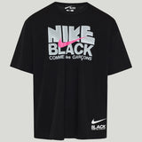 Comme des Garçons x Nike Black Logo-print cotton T-shirt