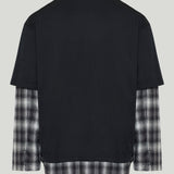 Comme des Garçons Homme Layered checked t-shirt