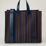 Fendi Pequin denim canvas tote