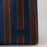 Fendi Pequin denim canvas tote