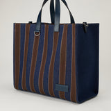 Fendi Pequin denim canvas tote
