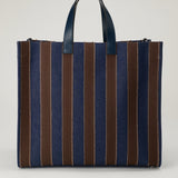 Fendi Pequin denim canvas tote