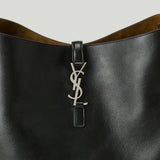 Saint Laurent Le 5 à 7 Maxi grained leather hobo bag