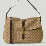 Gucci Jackie Flap canvas crossbody bag