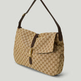 Gucci Jackie Flap canvas crossbody bag