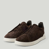 ZEGNA Triple Stitch suede sneakers