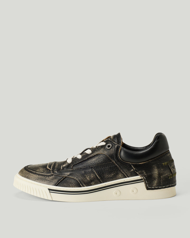 FENDI Fender leather high-top trainers