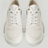 Fendi Fender leather trainers