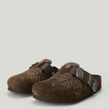 Etro Etro x Birkenstock Boston embroidered clogs
