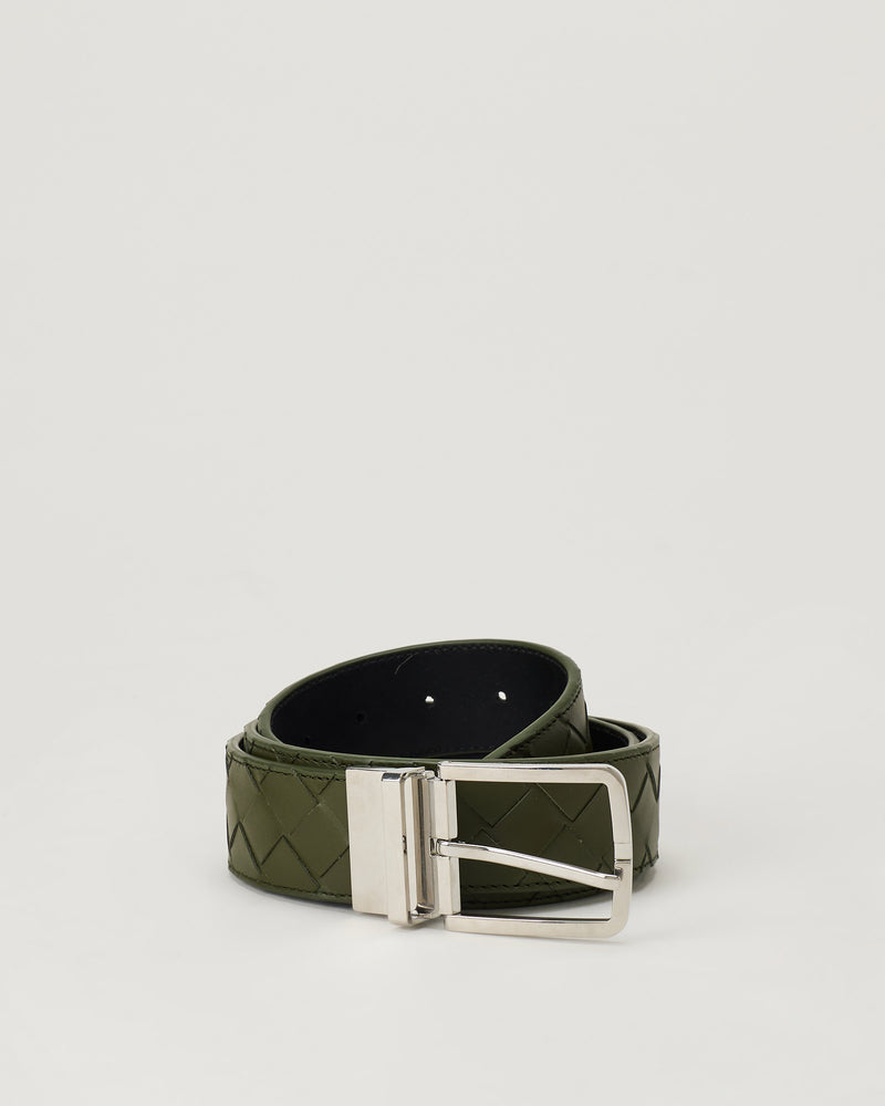 Bottega Veneta Intrecciato reversible belt