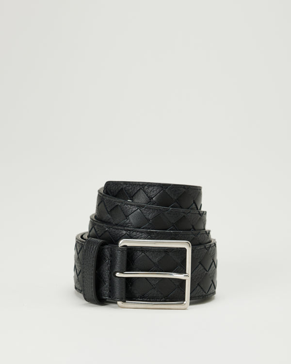 Bottega Veneta Intrecciato taurillon belt