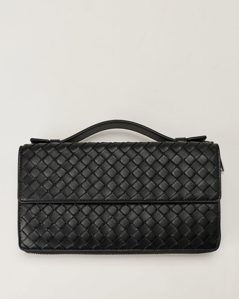 Bottega Veneta Intrecciato Piccolo zip-around organizer