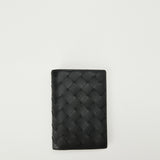 Bottega Veneta Intrecciato leather passport case