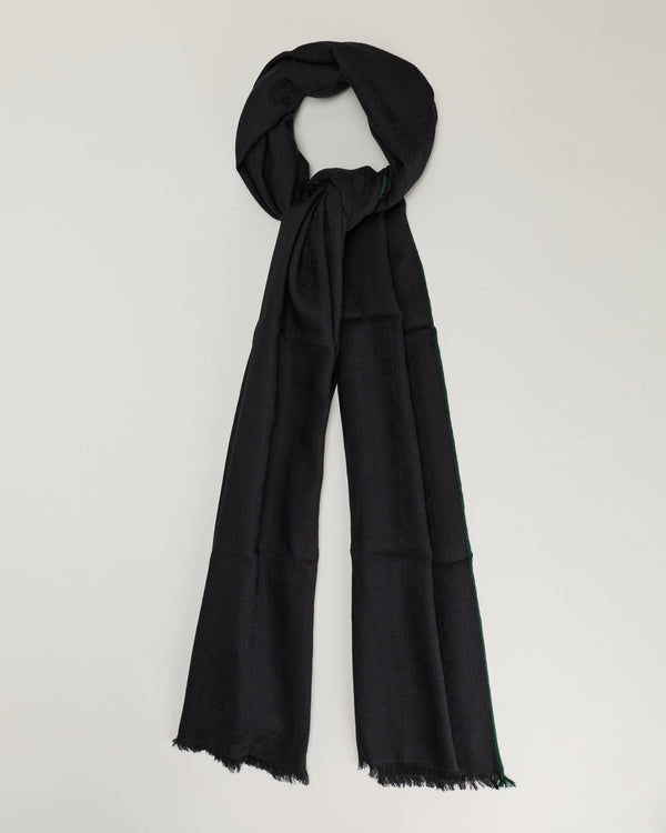 Gucci GG wool silk jacquard stole