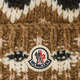 Moncler wool-blend jacquard beanie