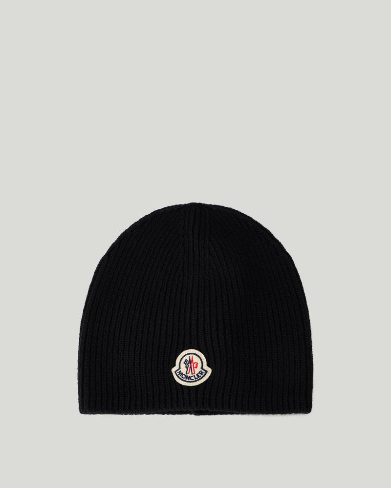Moncler Ribbed Beanie Hat