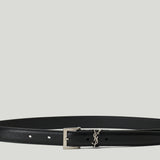 Saint Laurent Cassandre leather belt