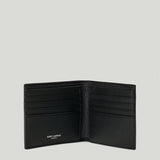 Saint Laurent Tiny Cassandre east/west grained leather wallet