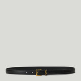 Saint Laurent Cassandre leather belt