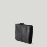 AMI Paris Leather folded wallet