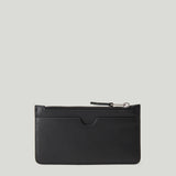 AMI Paris Zipped leather card holder