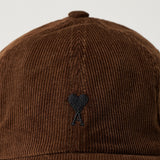 AMI Paris Ami de Coeur corduroy cap
