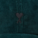 AMI Paris Ami de Cœur embroidered cotton cap