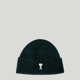 AMI Paris ribbed alpaca-blend beanie