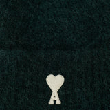 AMI Paris ribbed alpaca-blend beanie