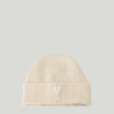 AMI Paris Cloudy Ami de Cœur wool-blend beanie