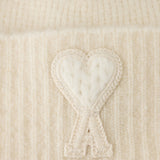 AMI Paris Cloudy Ami de Cœur wool-blend beanie