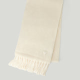 AMI Paris Ami de Coeur fringed scarf