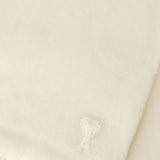 AMI Paris Ami de Coeur fringed scarf