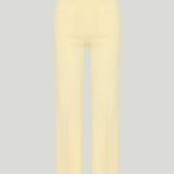 Frame High rise slim wide cotton-blend wide-leg jeans