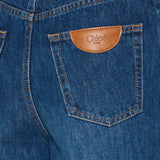 Chloé High-waist flared denim jeans