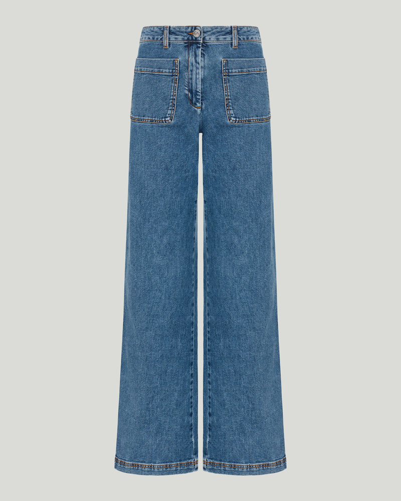 Etro Patch-pocket jeans