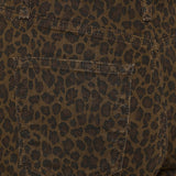 FRAME Le Slim Palazzo leopard-print flared jeans