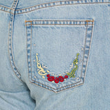 Monoki Miami embroidered jeans