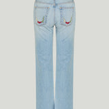 Monoki Miami embroidered jeans