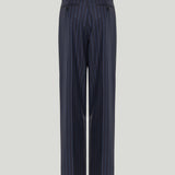 Givenchy double-pleat striped wool trousers