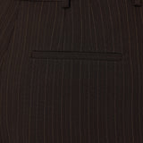 Saint Laurent chalk-stripe crepe pants