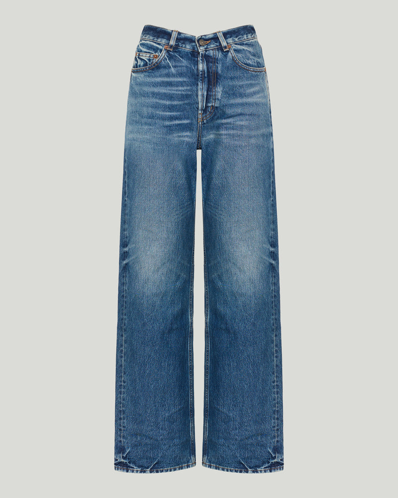 Saint Laurent V-waist baggy jeans