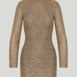 Saint Laurent Sequin mini dress in knit