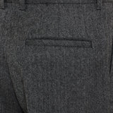 Toteme herringbone double-pleat trousers