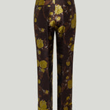 La DoubleJ Hendrix silk-blend jacquard pants