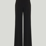 Theory fluid flare trousers in Admiral Crepe
